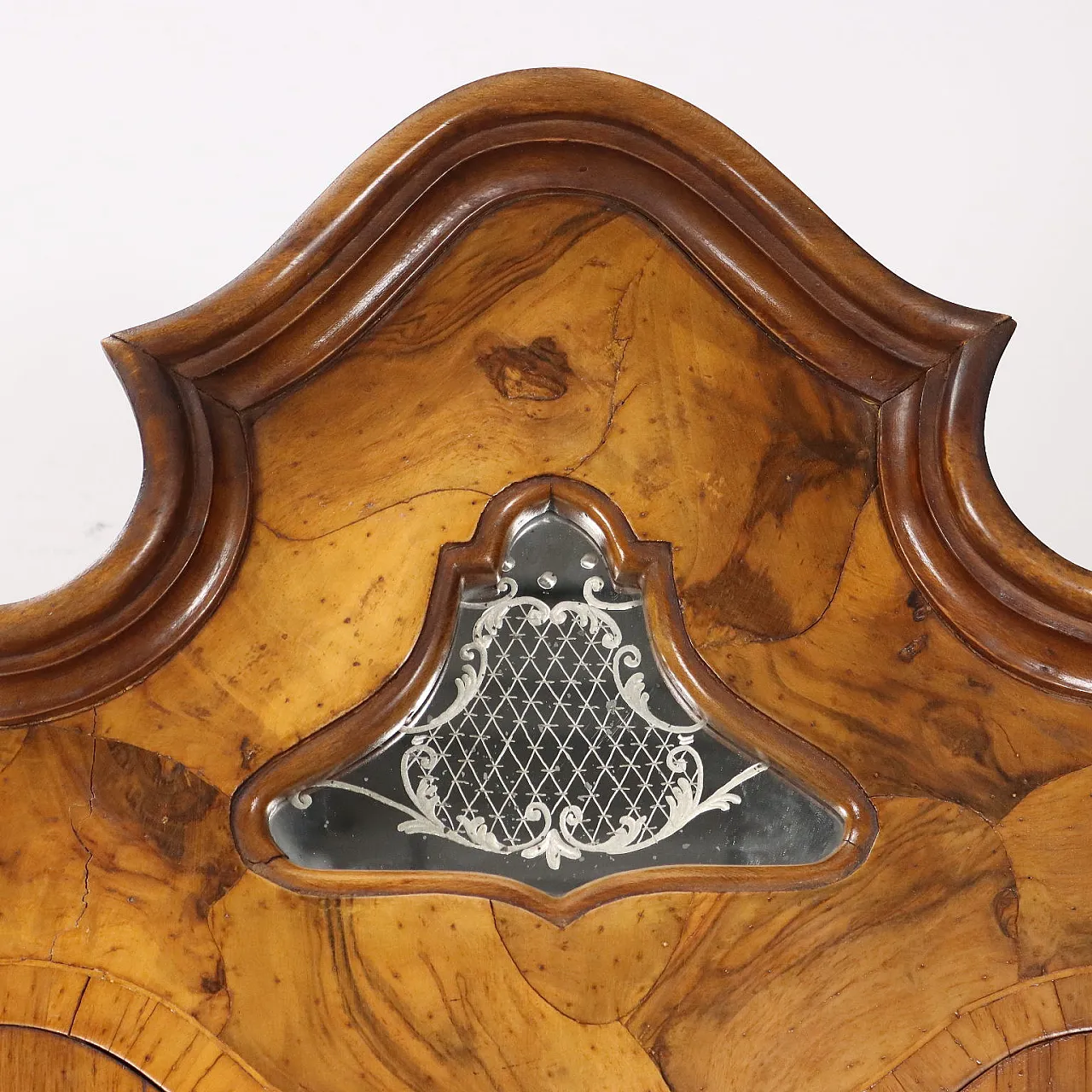 Walnut Baroque-style trumeau, 20th century 5