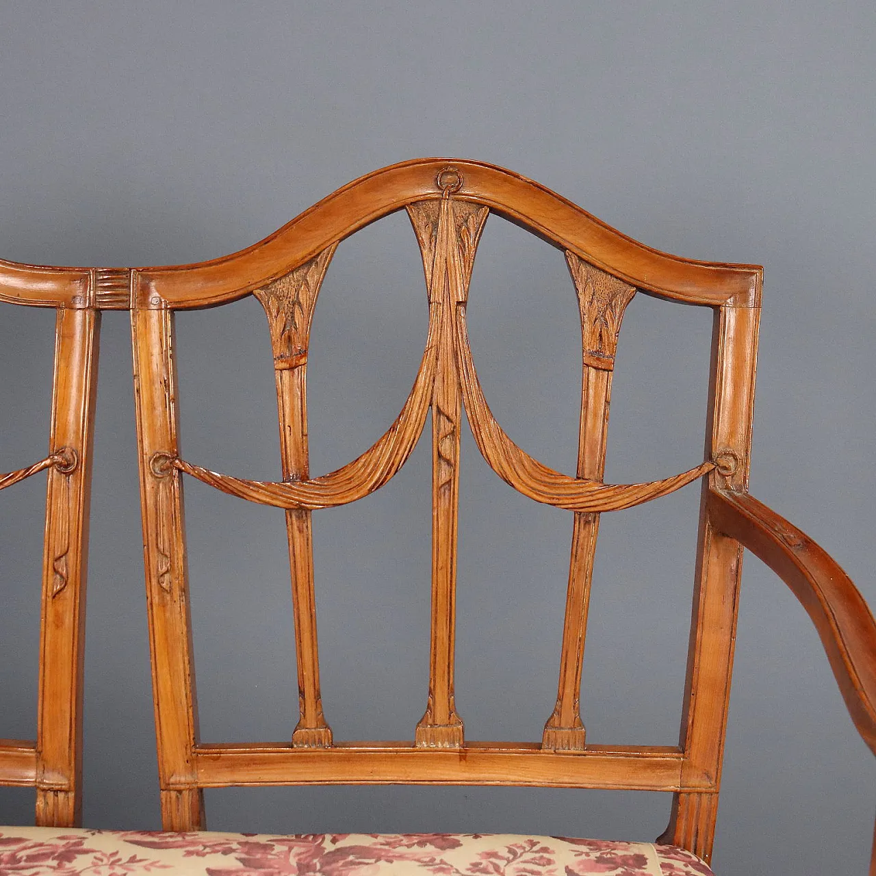 Divano portego in stile neoclassico, primo '800 5