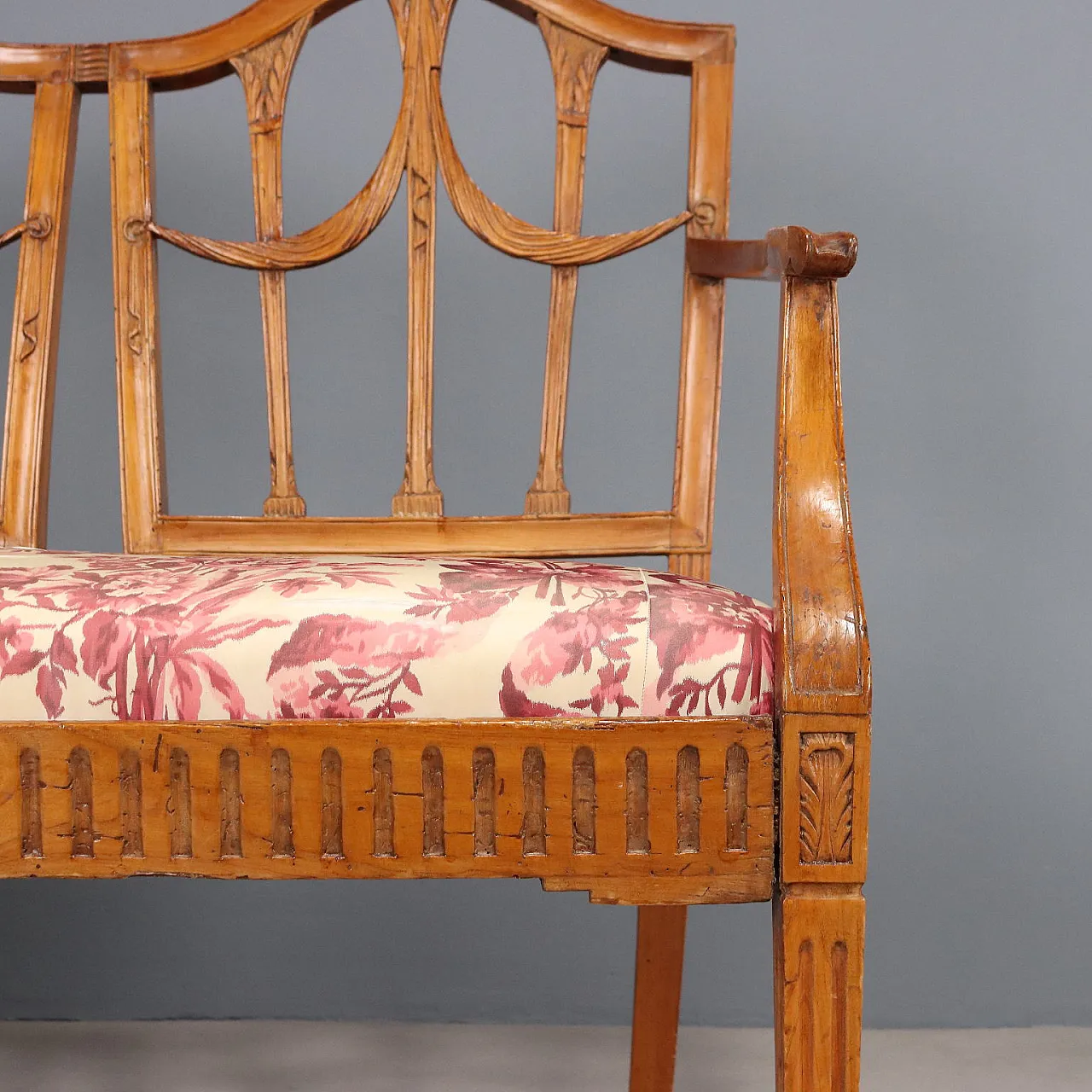 Divano portego in stile neoclassico, primo '800 7