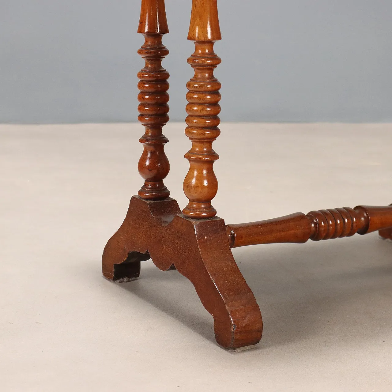 Tavolo da lavoro in mogano, fine '800 9