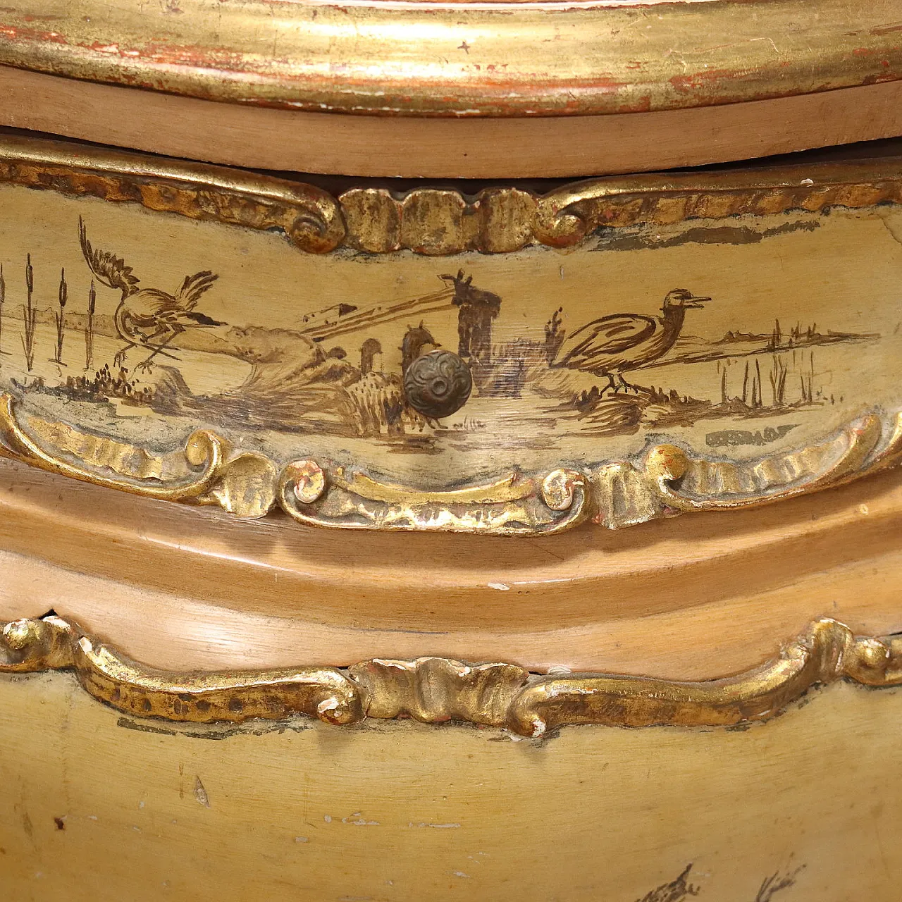 Coppia di comodini in legno, primo '900 7