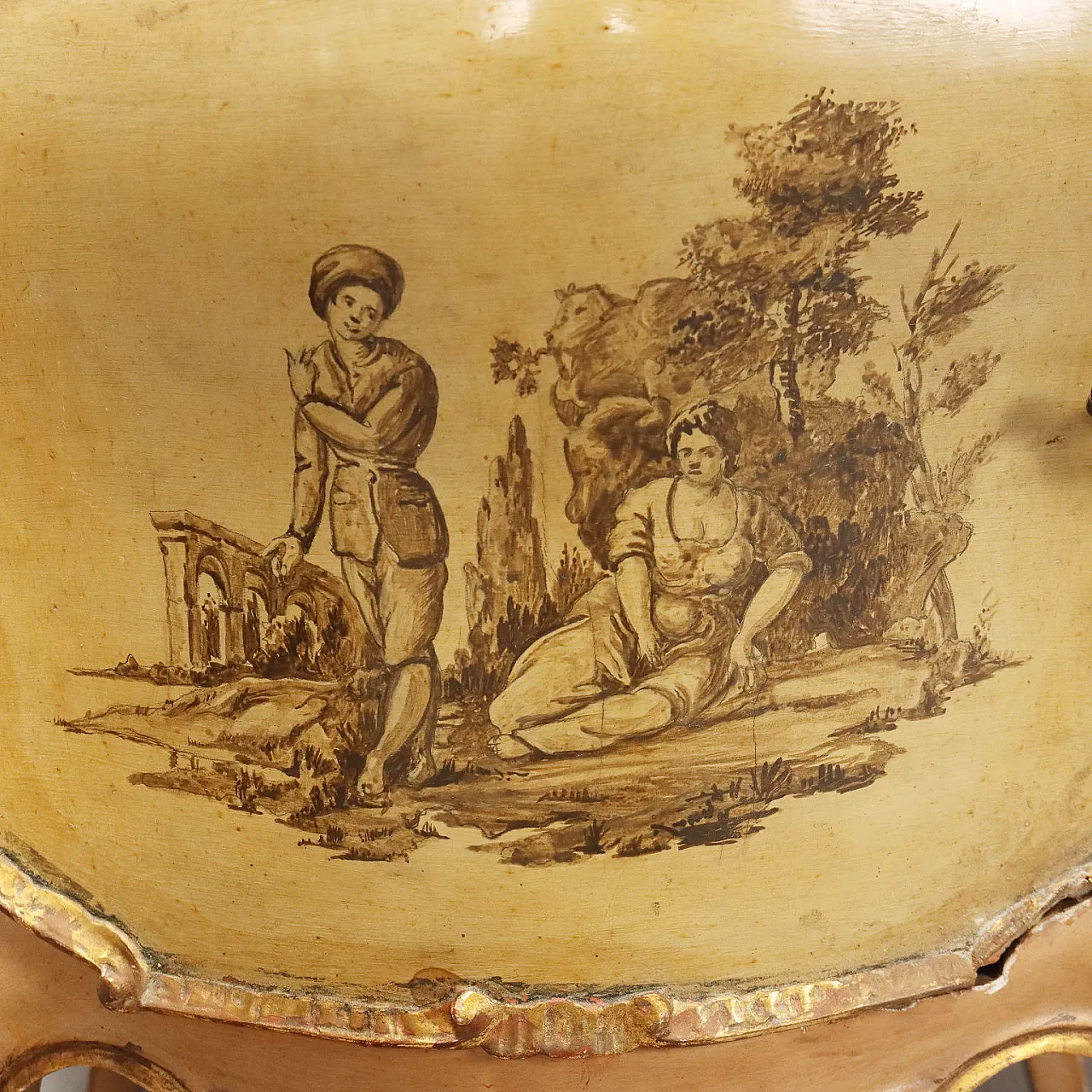 Coppia di comodini in legno, primo '900 9