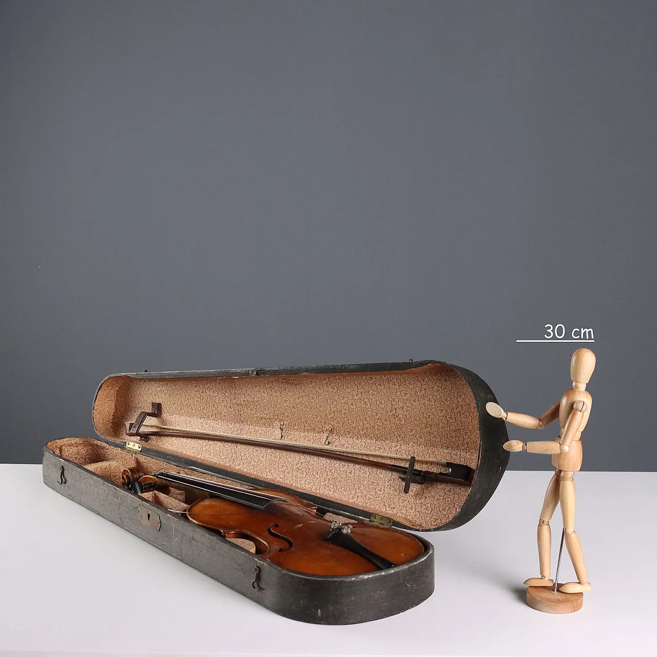 Violin with case by Antonius Stradivarius Cremonensis, 20th