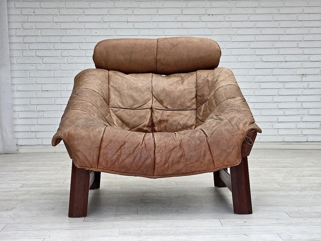 Poltrona modello Amazon norvegese di Jan Erik Lindgren, anni '70 1