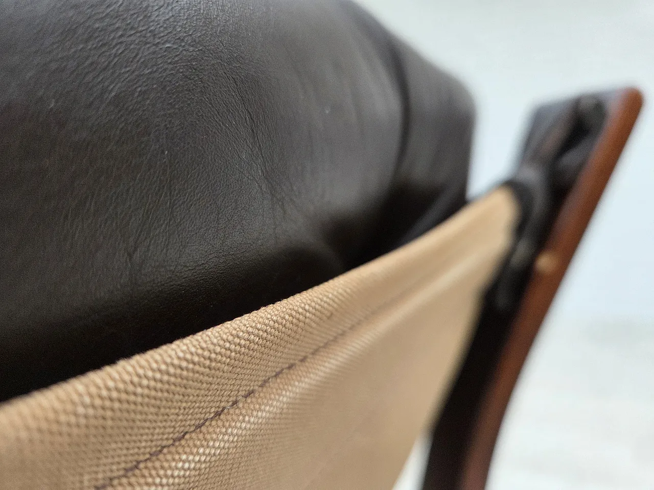 Poltrona lounge, modello Viking norvegese di Jim Myrstad, anni '70 11