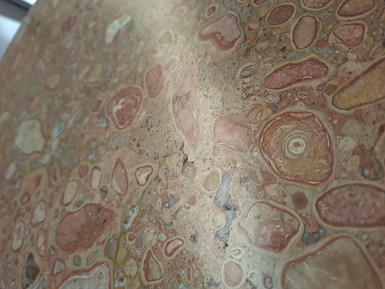 Neoclassical guéridon in mahogany and red marble, late 19th century 3