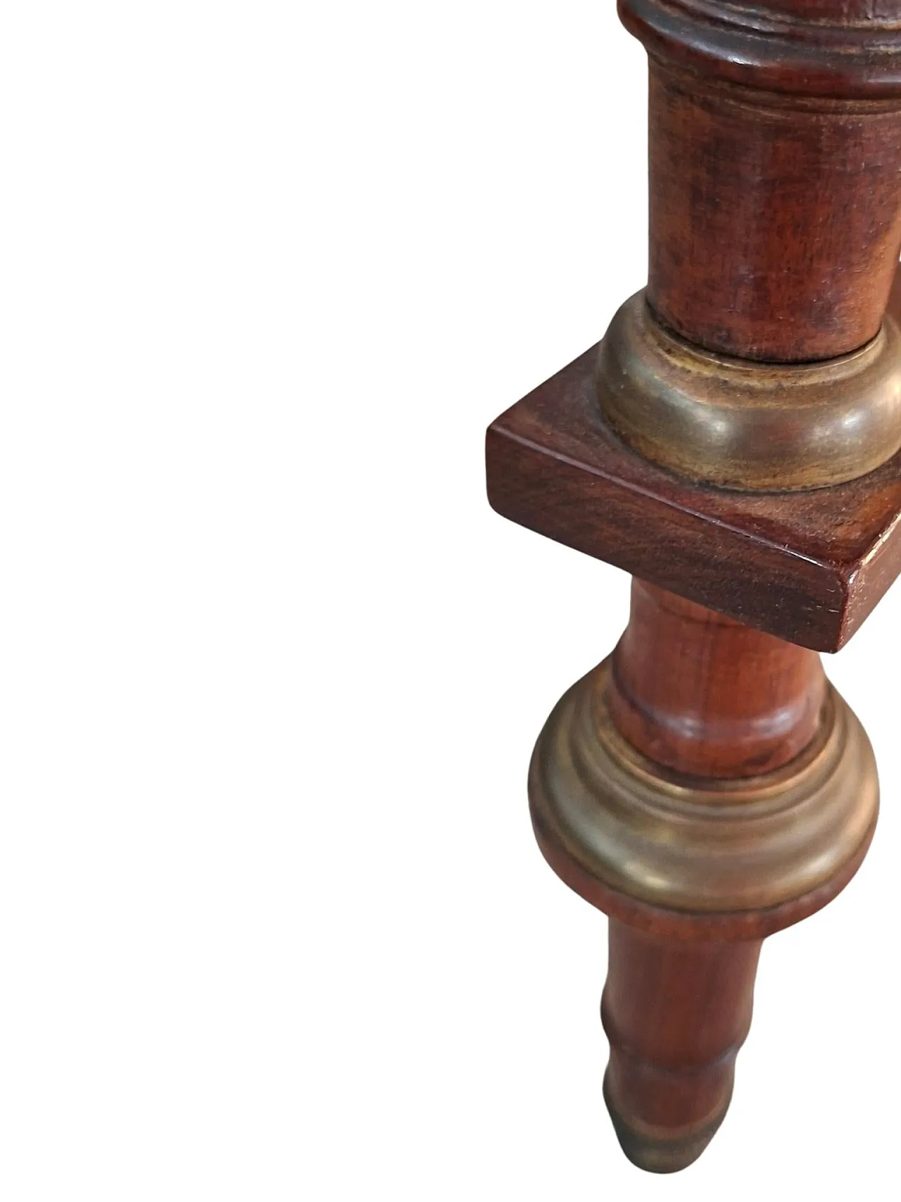 Neoclassical guéridon in mahogany and red marble, late 19th century 15