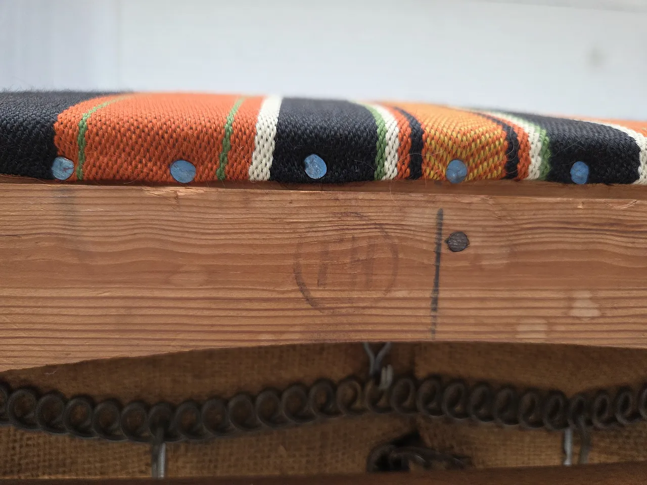 Poltrona danese con schienale alto di Fritz Hansen lana, anni '60 18