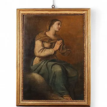 Santa in Preghiera, olio su tela, '700