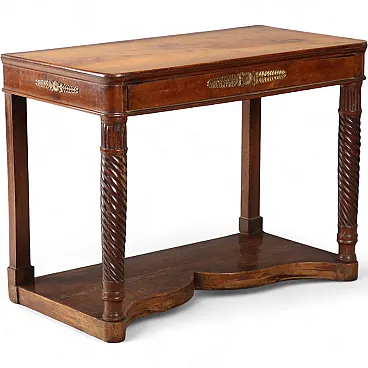 Consolle in noce, metà '800