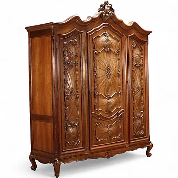 Armadio in legno di noce, metà '900