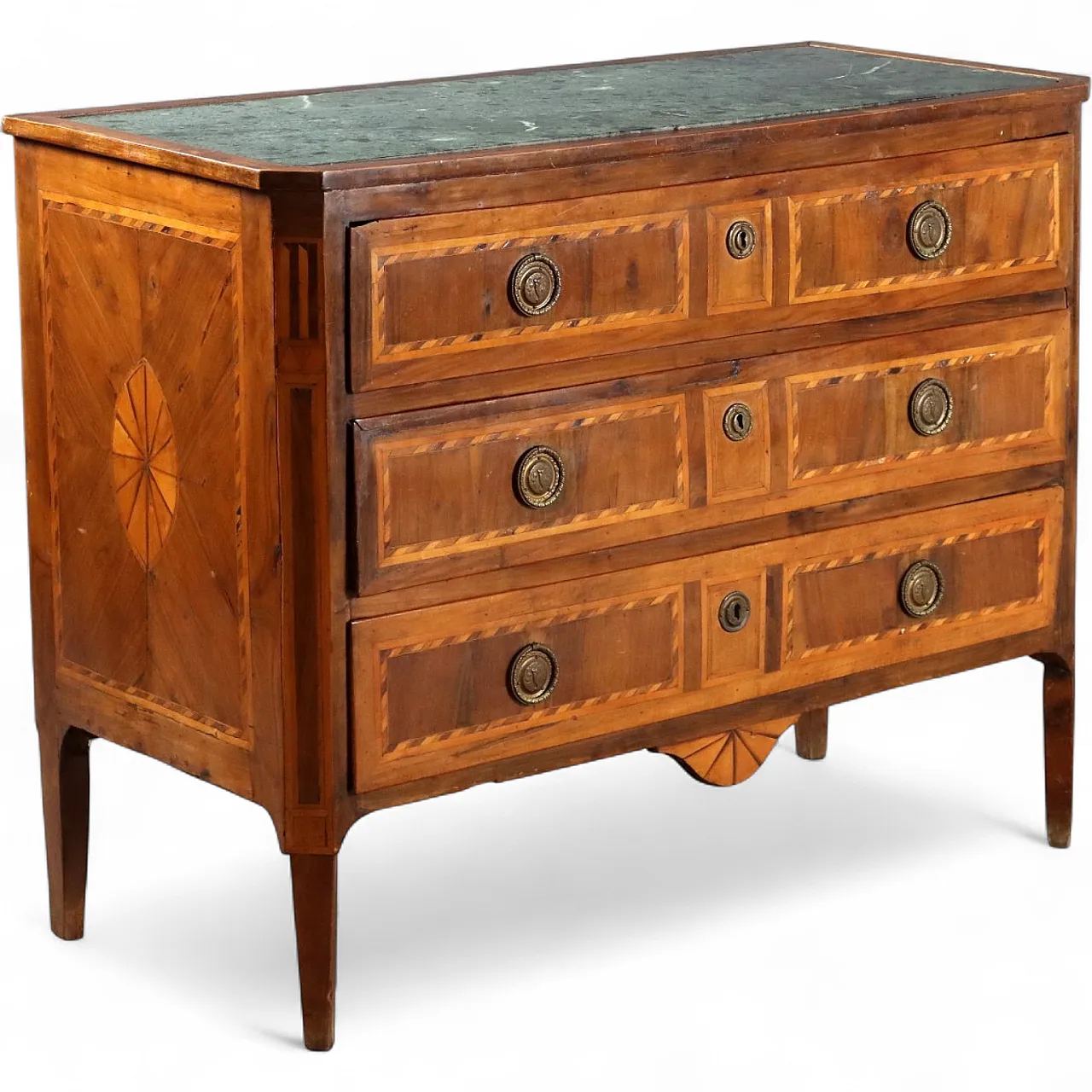 Cassettone Neoclassico in noce, '800 11