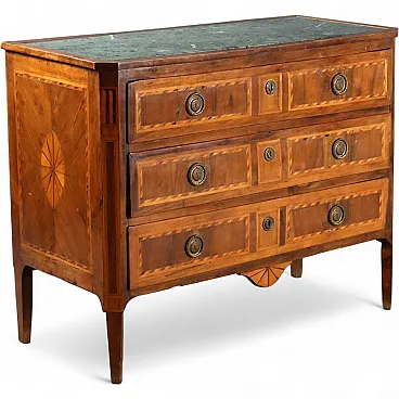 Cassettone Neoclassico in noce, '800