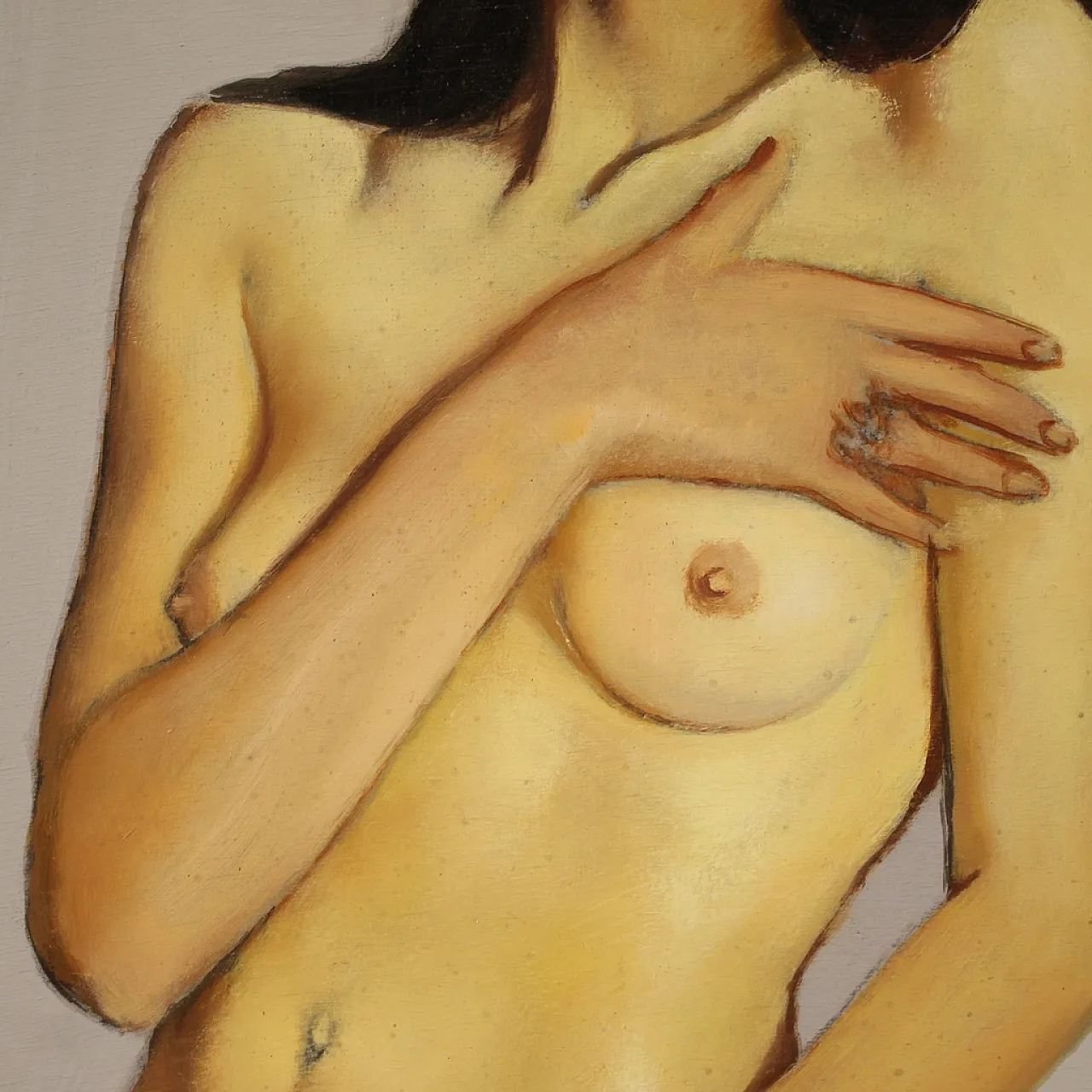Female nude painting signed Vellani Marchi dated, 1970 6