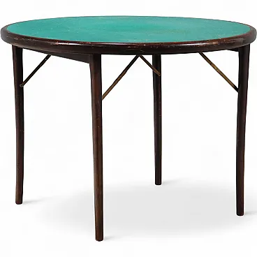 Tavolo da gioco in legno, anni '60