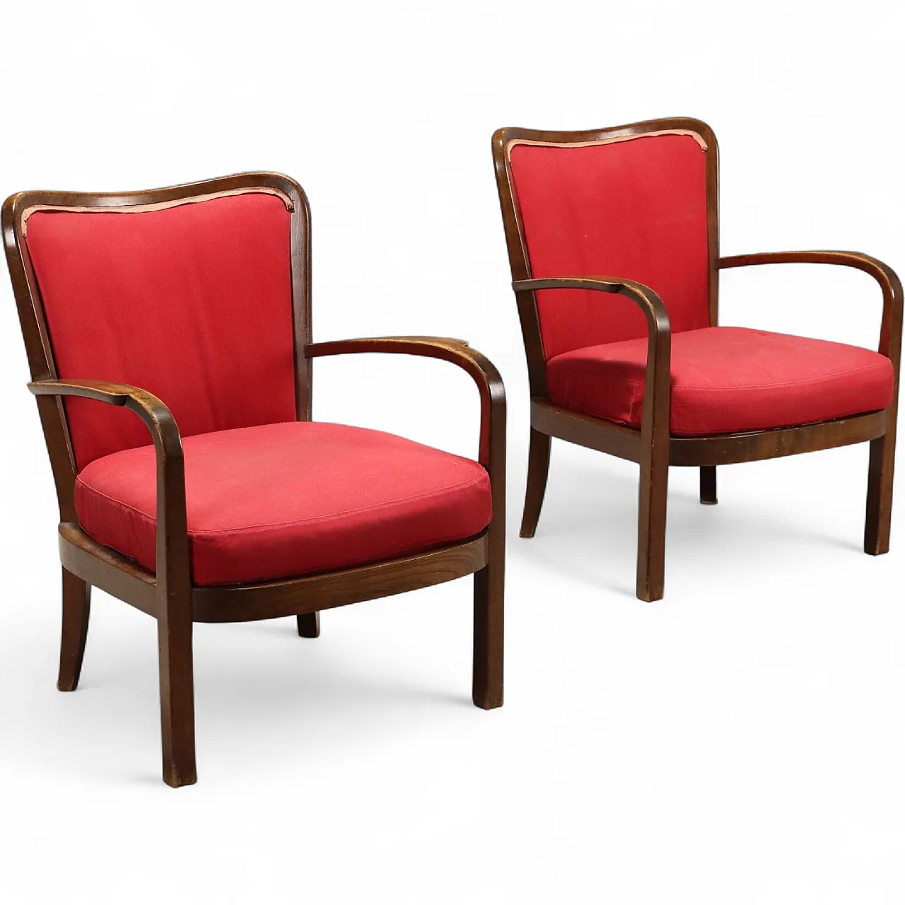 Coppia di poltrone, anni '50 9