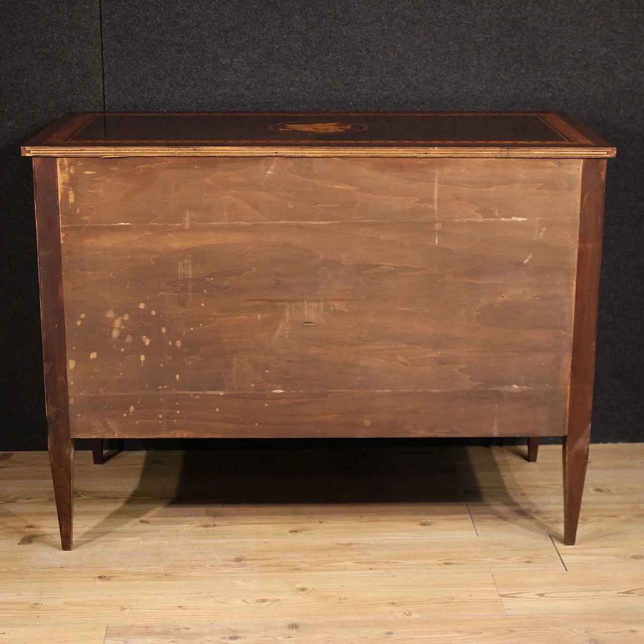 20th century Louis XVI style Italian inlaid chest of drawers 6