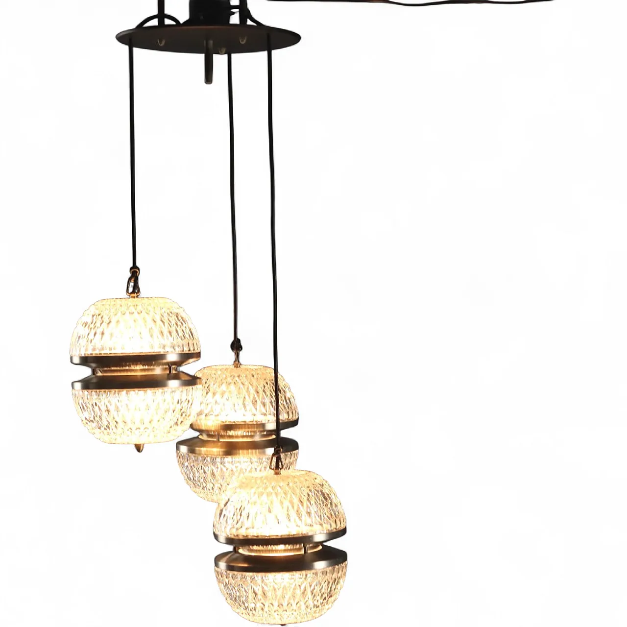 Lampada a tre luci, fine '900 10