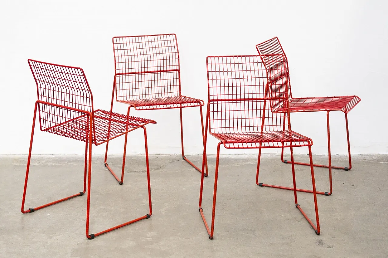 4 Casamania by Frezza iron chairs, late 20th century 7