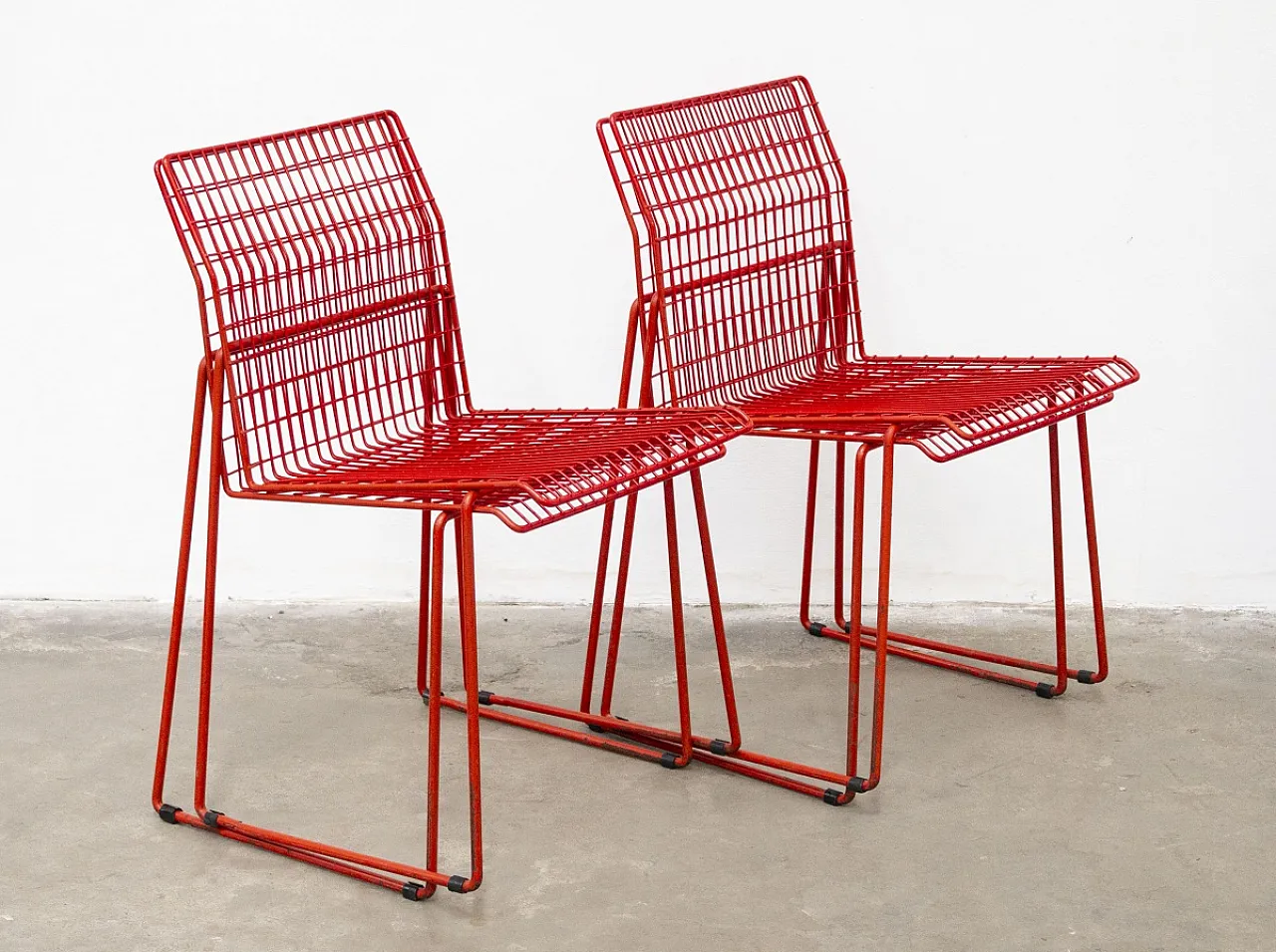 4 Casamania by Frezza iron chairs, late 20th century 11