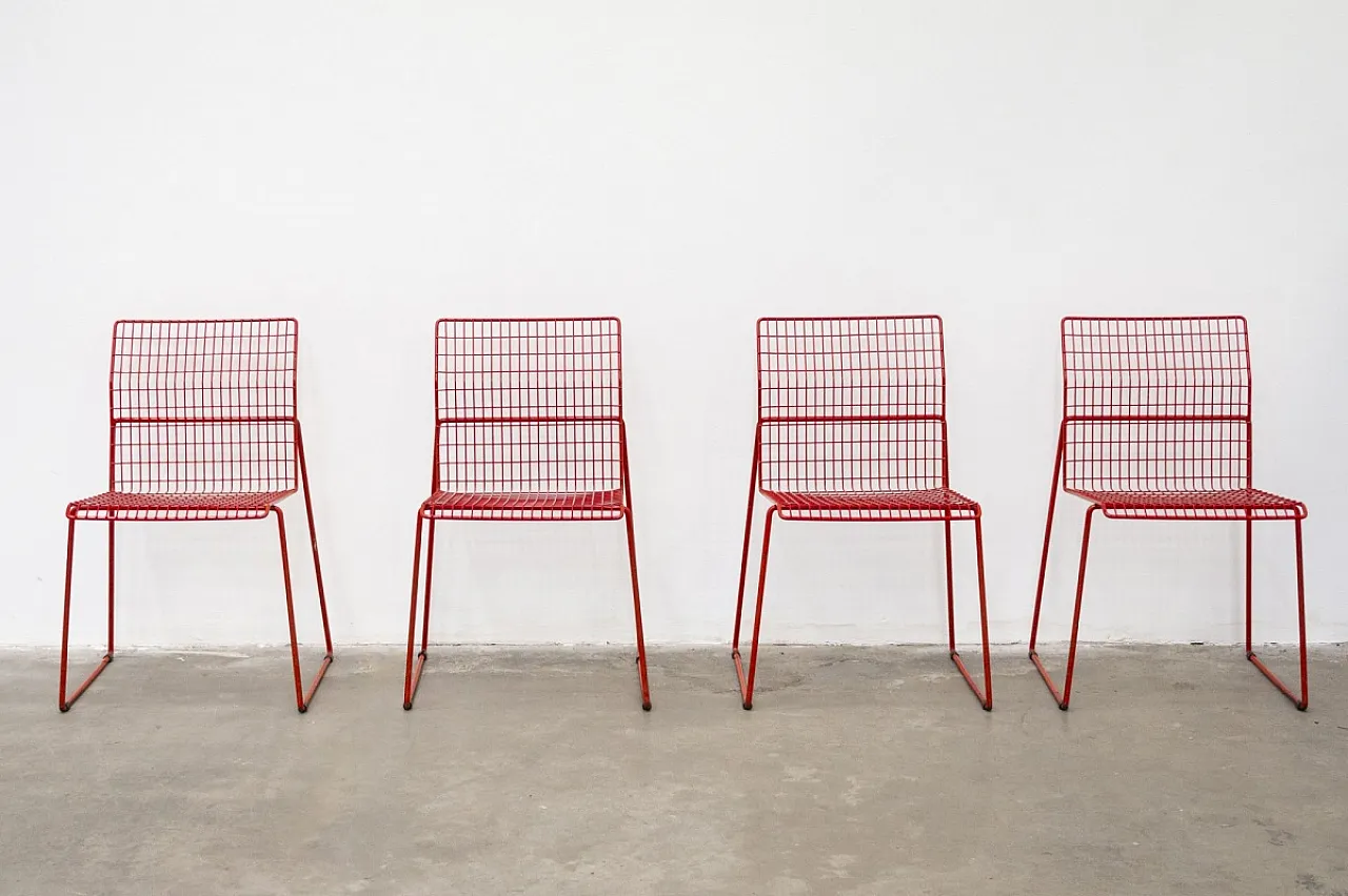 4 Casamania by Frezza iron chairs, late 20th century 12