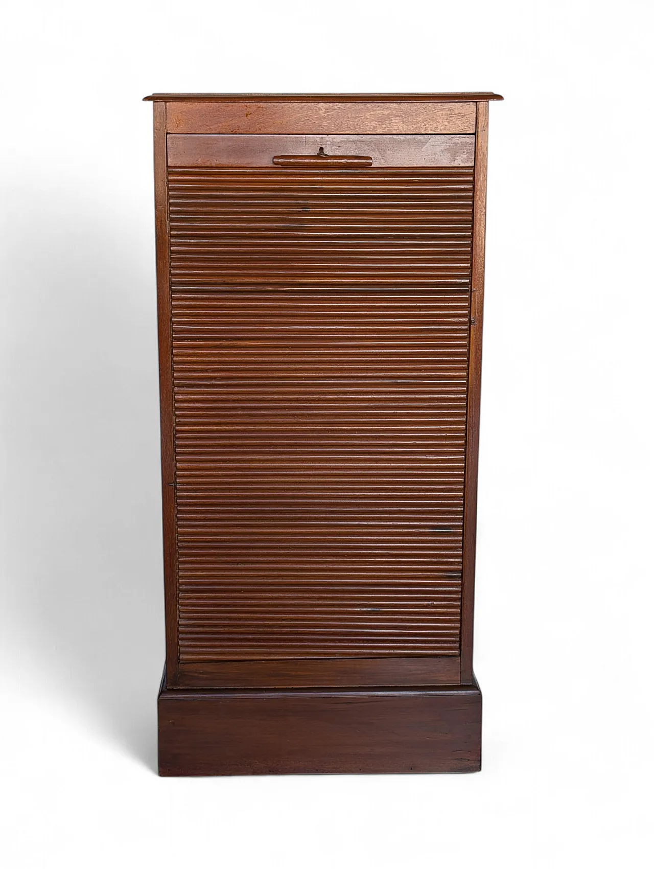 Solid wood filing cabinet with shutter, 1940s/50s 1