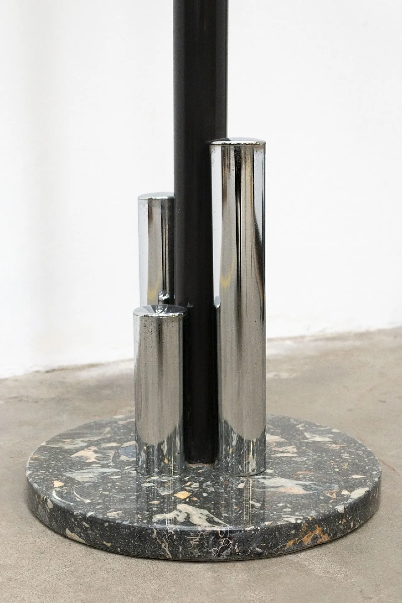 Steel and marble coat rack, 1970s 6