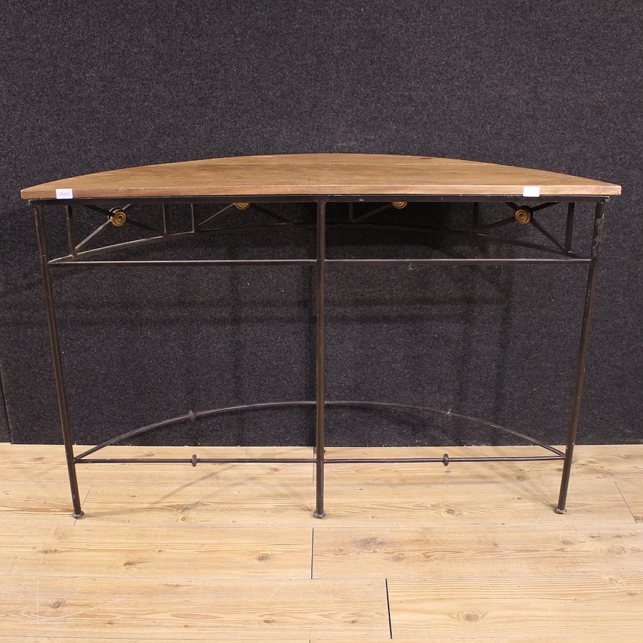 20th century French crescent console 4