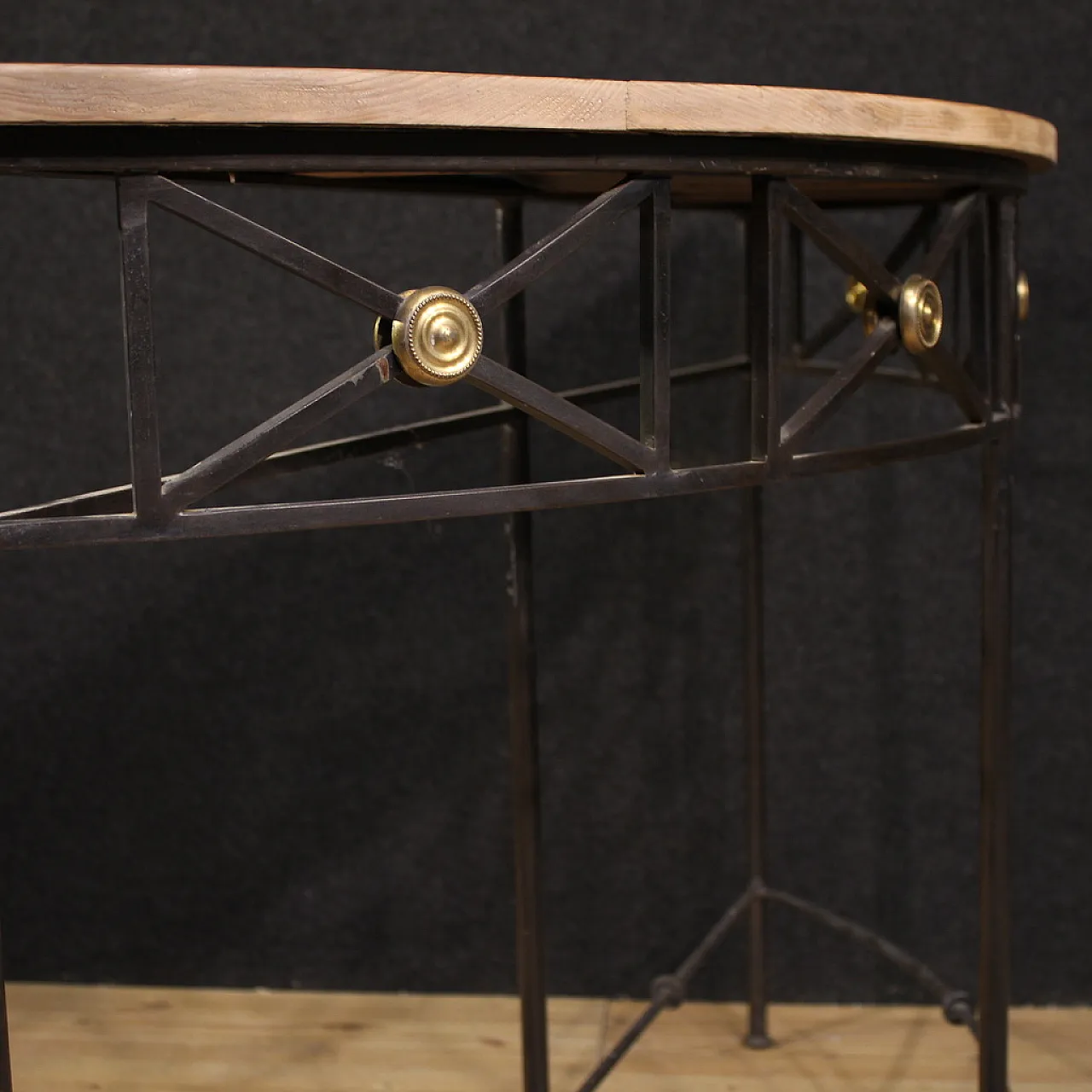 20th century French crescent console 8