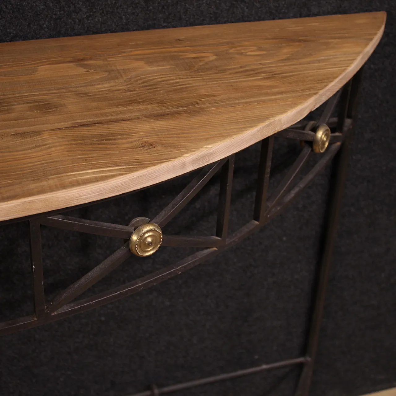 20th century French crescent console 10