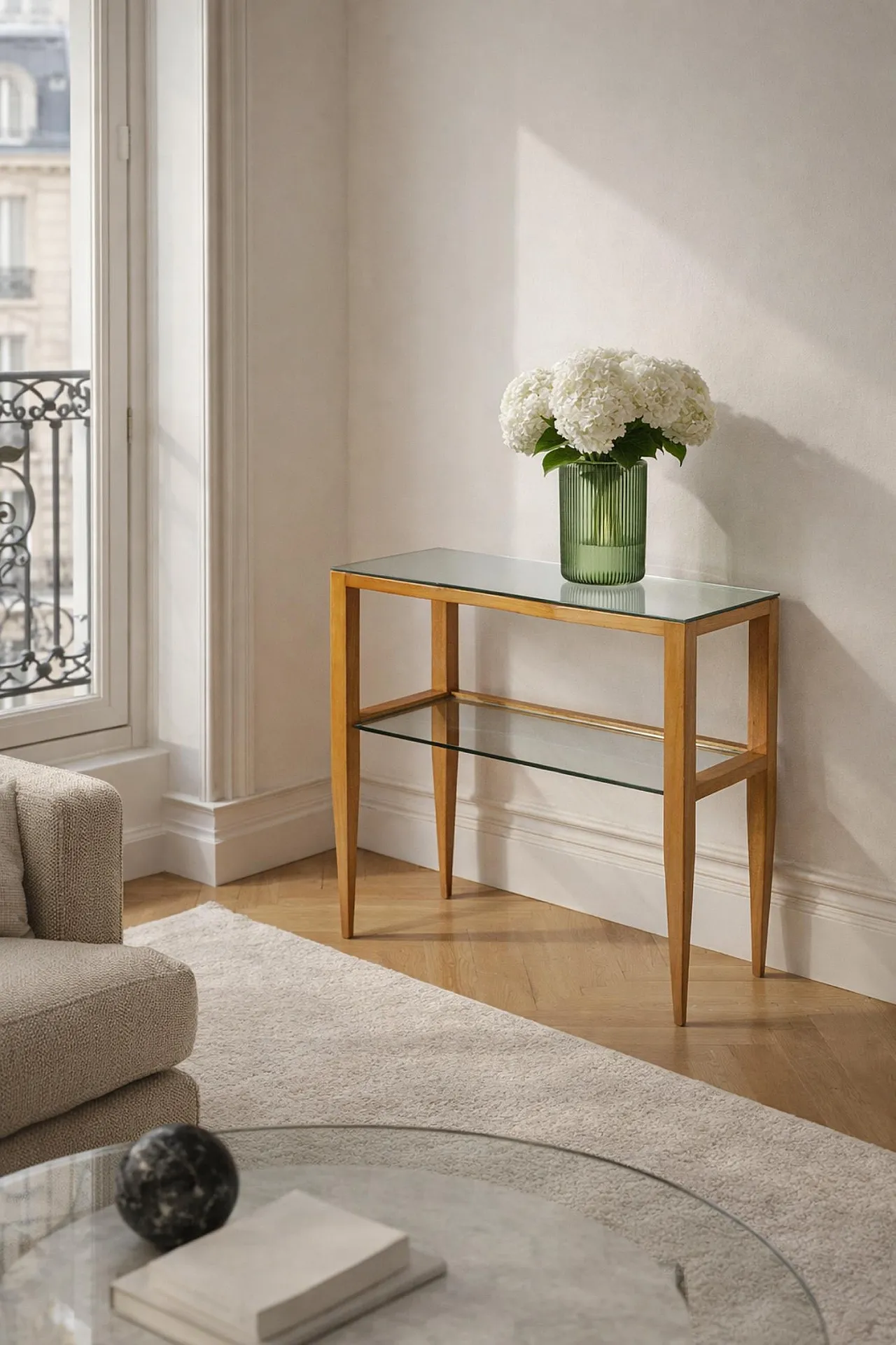 Mid-century console table attributed to Gio Ponti, mid-20th century 2