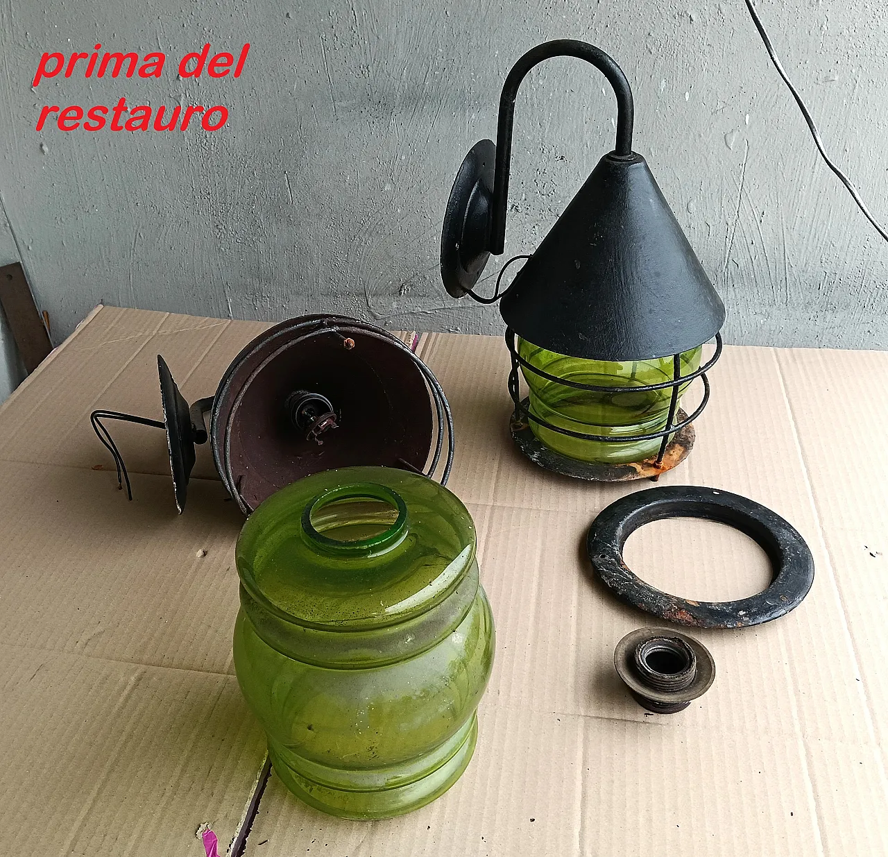 Appliques stile industrial-marina, anni '60 17