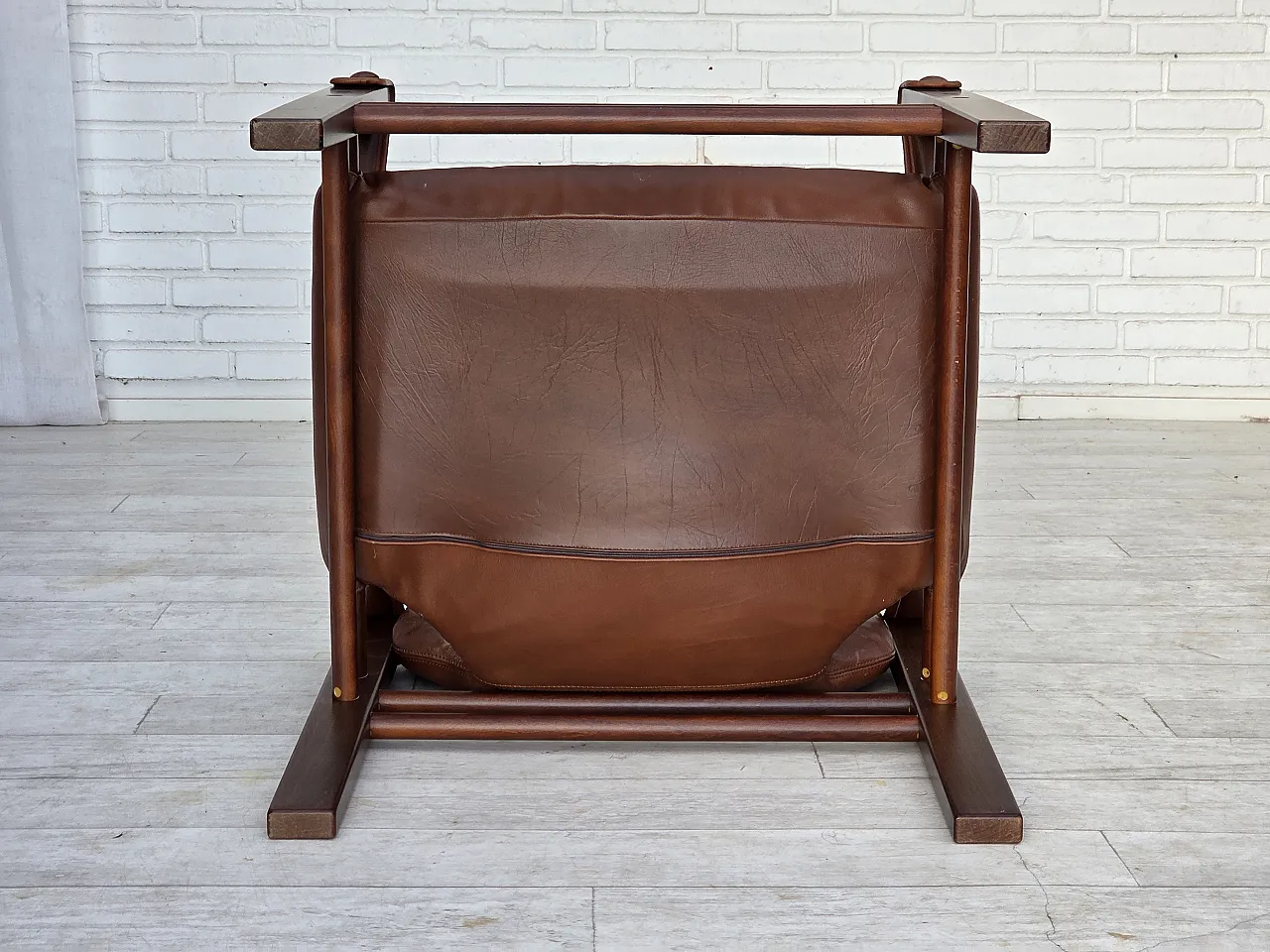 Poltrona danese modello Safari di Skippers Furniture, anni '70 5