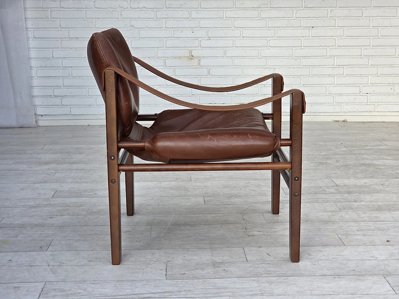 Poltrona danese modello Safari di Skippers Furniture, anni '70 9