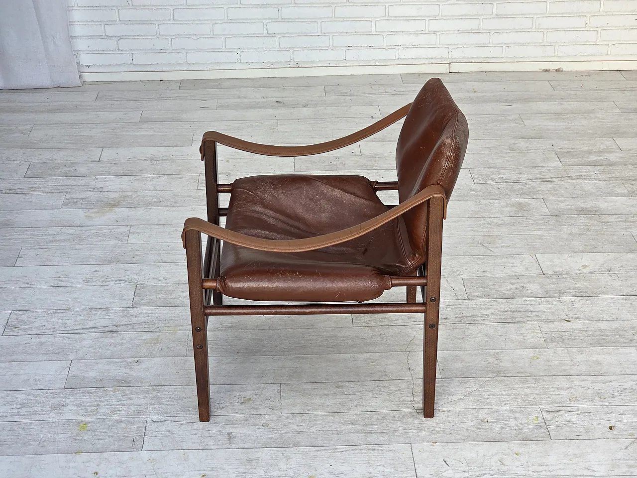 Poltrona danese modello Safari di Skippers Furniture, anni '70 15