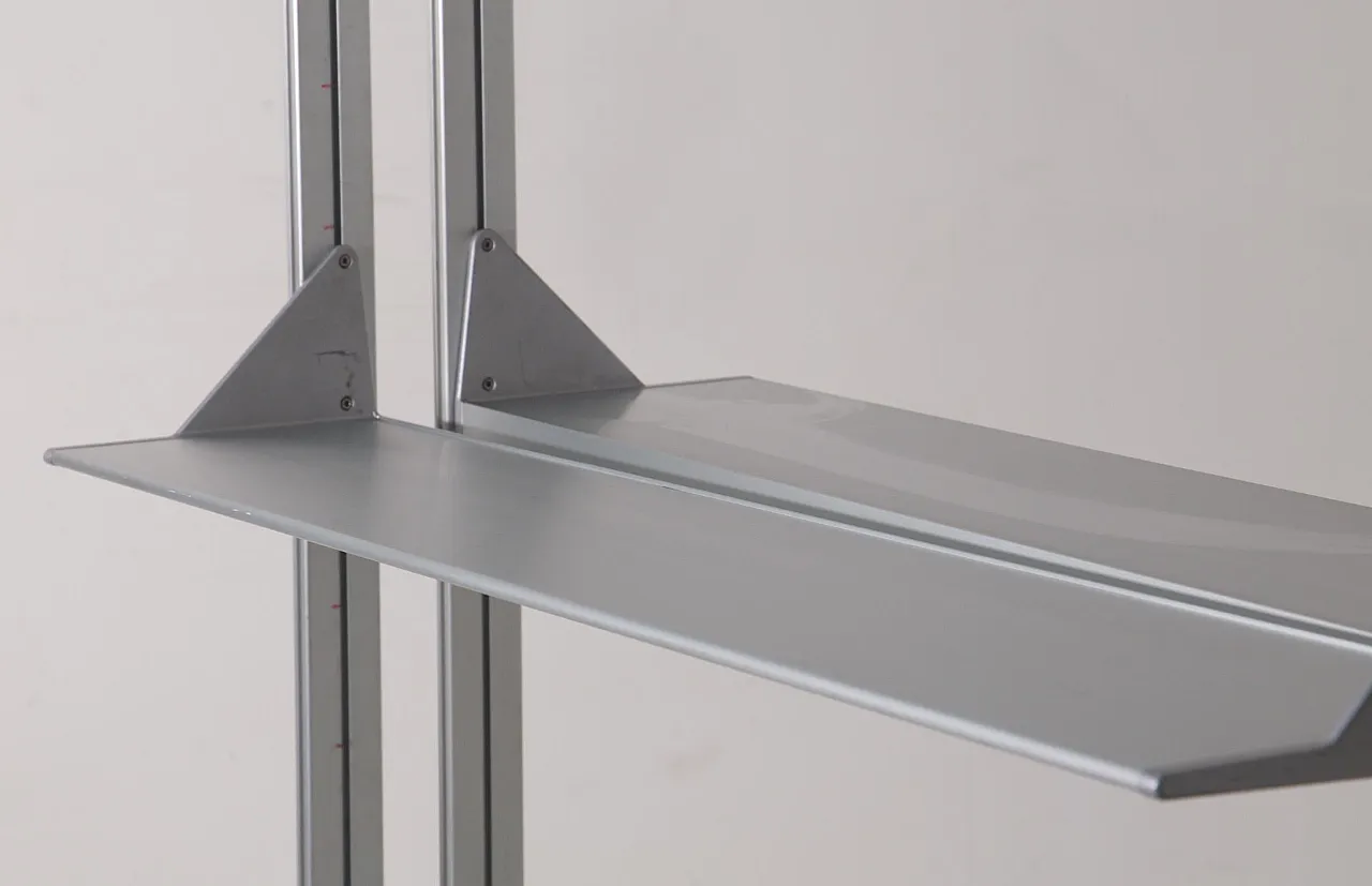 Libreria in metallo grigio postmoderna di Cappellini, '900 12