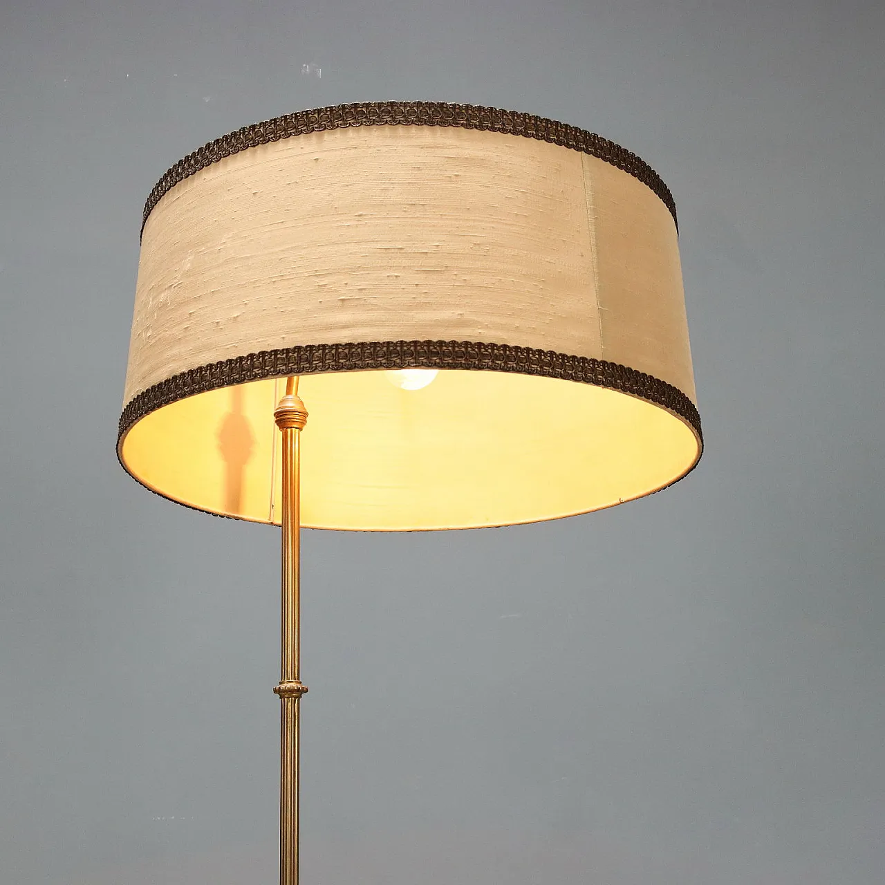 Lampada da terra con tavolino, primo '900 5