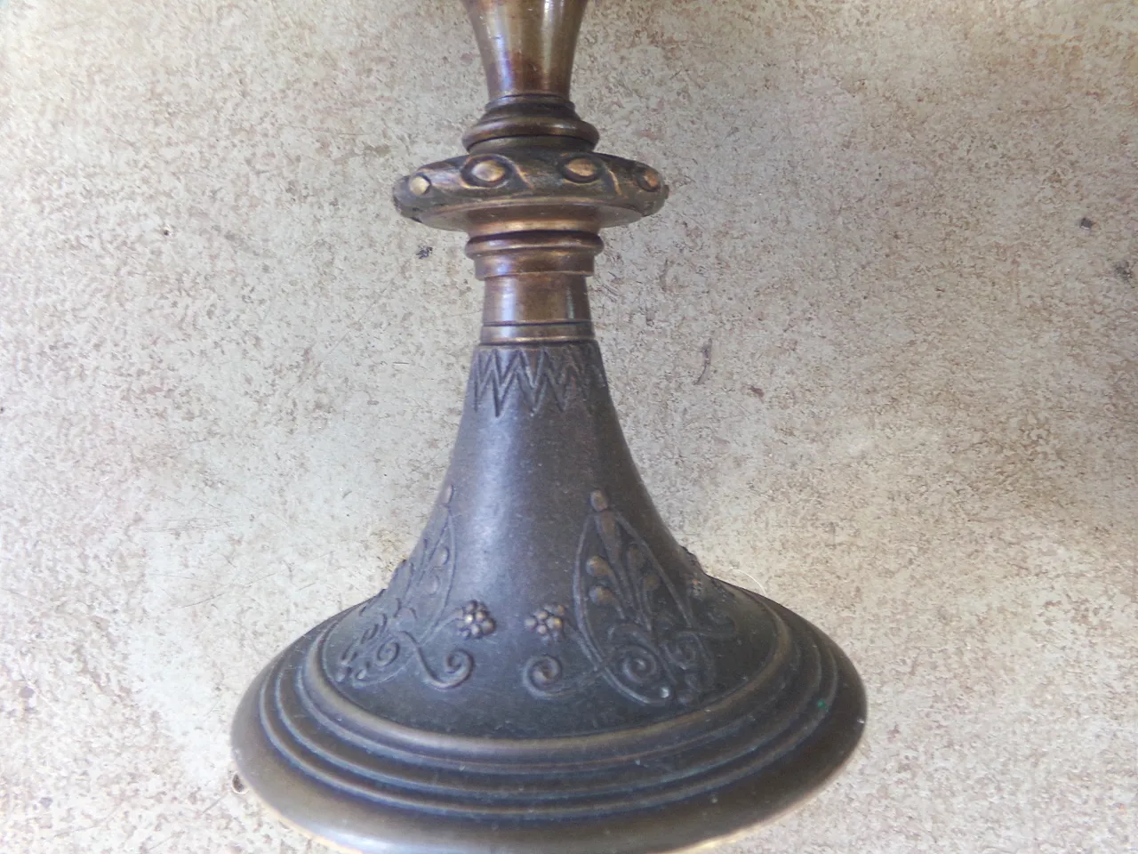 Pair of Ornate pedestal tazza, bronze, Greek figures, late 19th c. 2