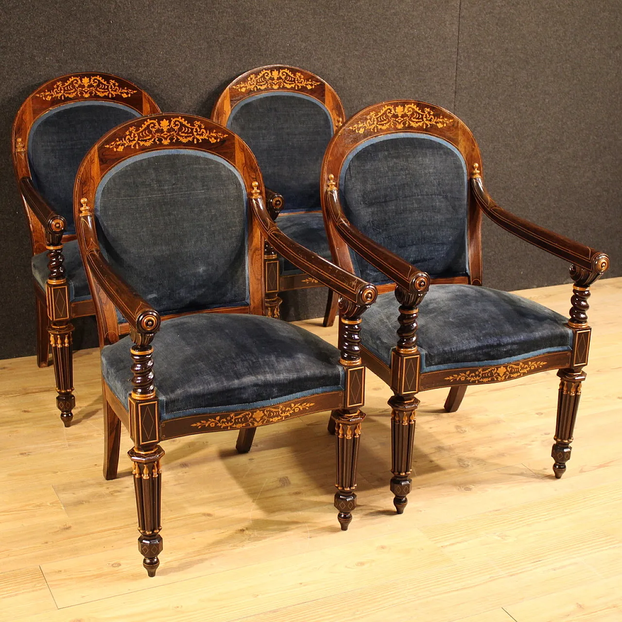 Pair of 19th century French armchairs 3