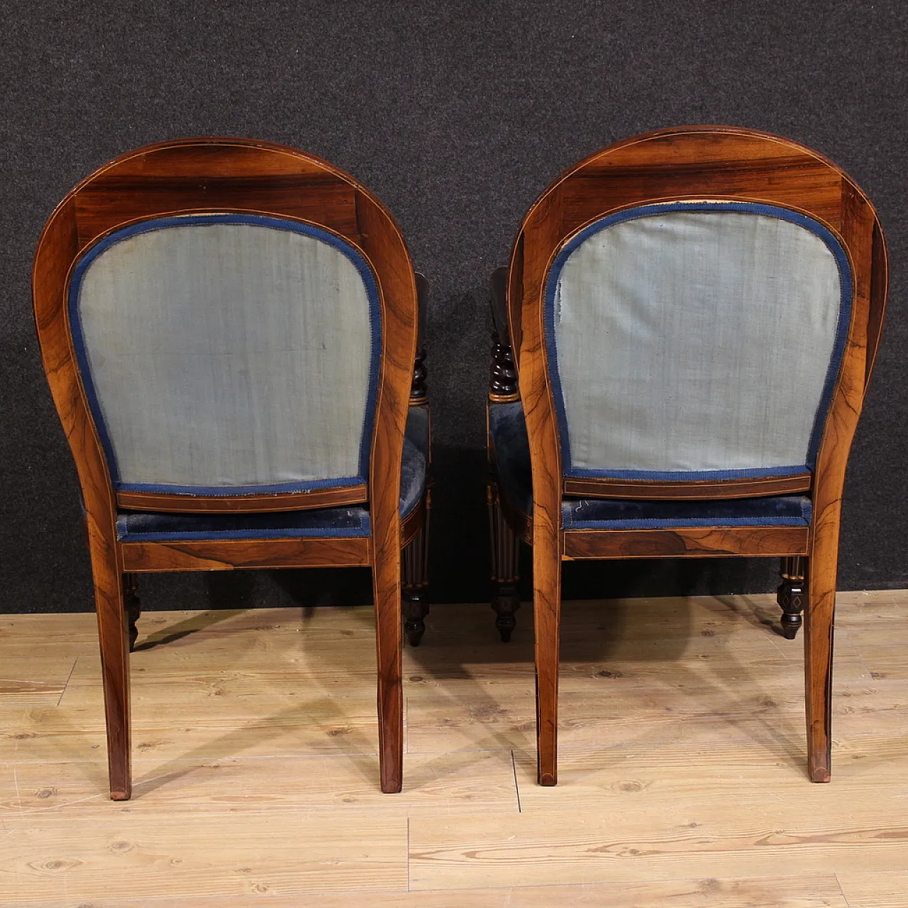 Pair of 19th century French armchairs 5