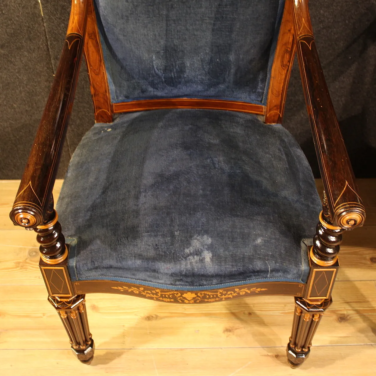 Pair of 19th century French armchairs 11
