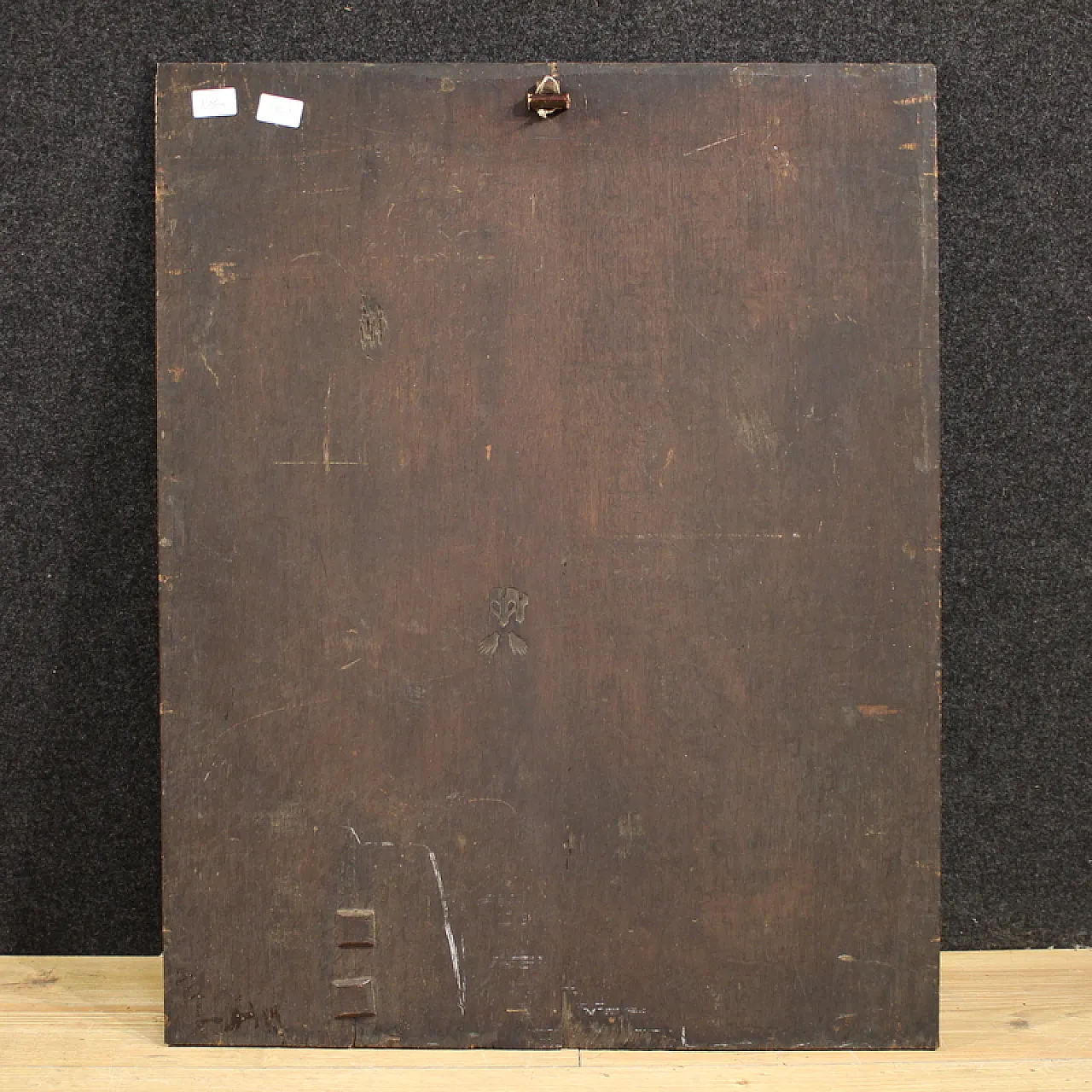Flemish painting Madonna and Child, 17th century 8