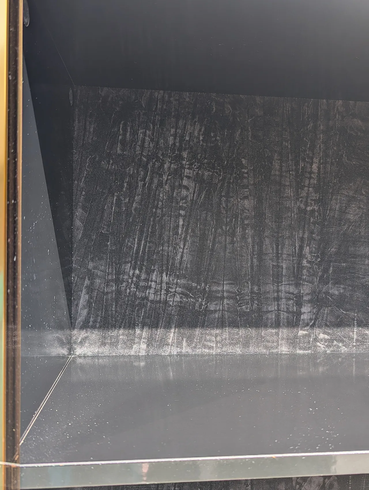 Counter cabinet with briar wood display case, 1980s 12