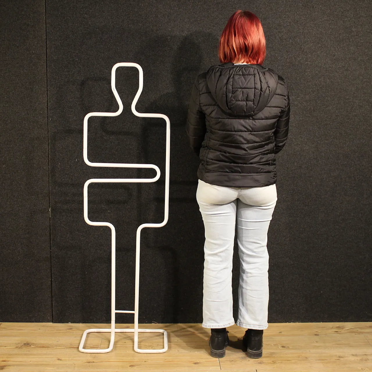 Metal valet stand, 70s 2