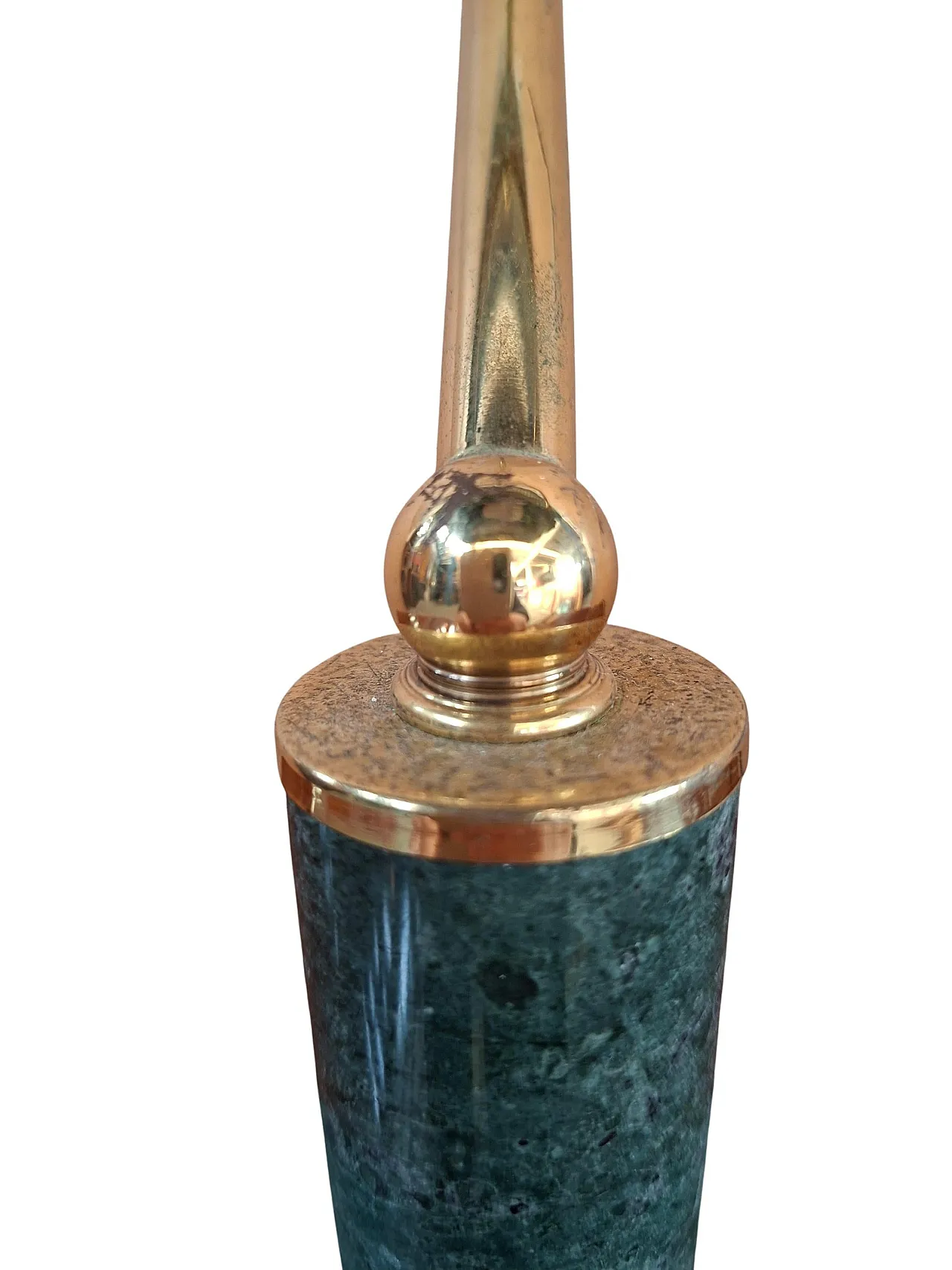Desk lamp in marble and brass, 1980s 6