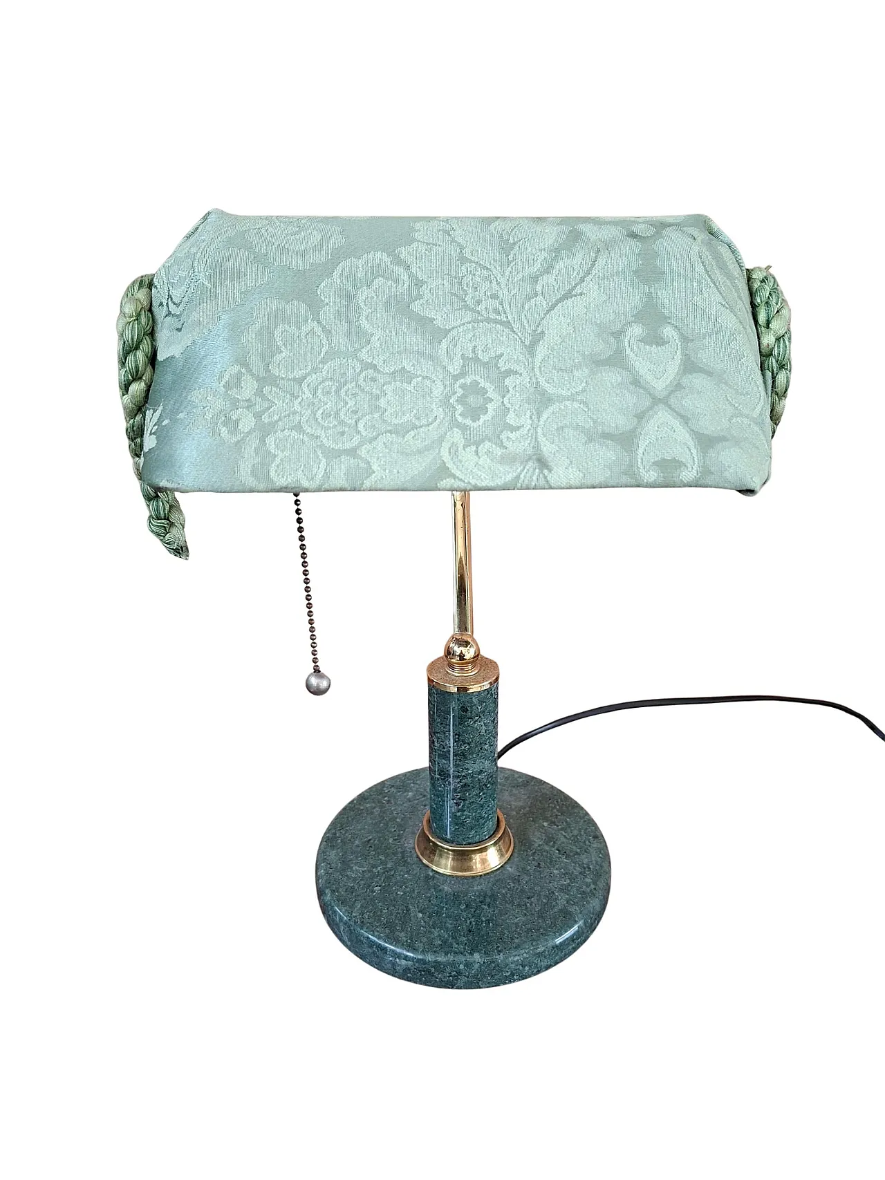 Desk lamp in marble and brass, 1980s 8