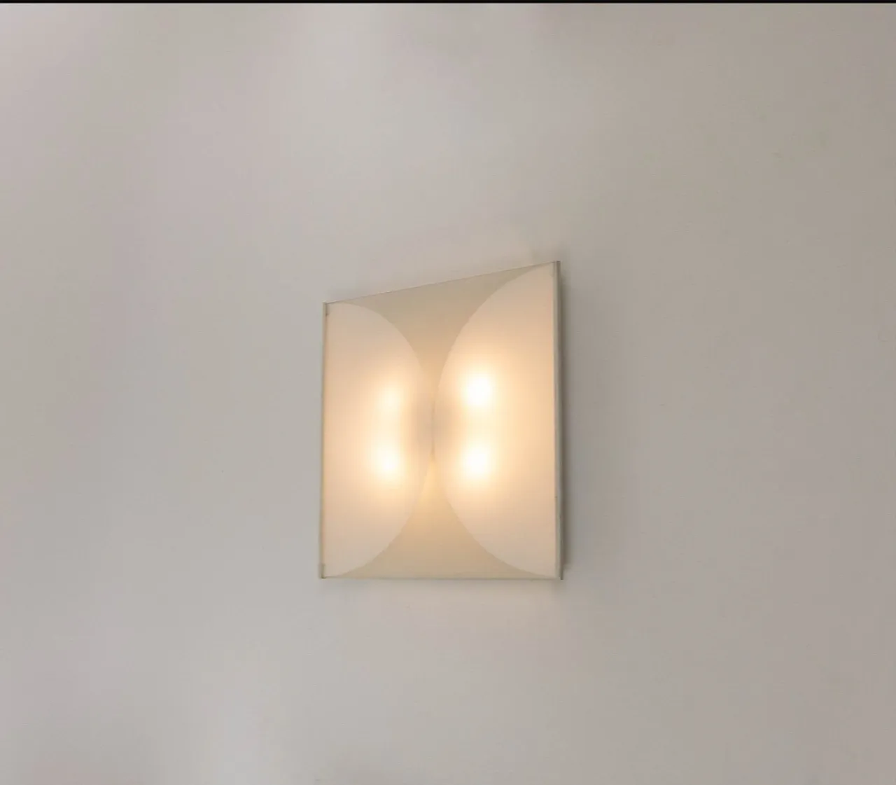 “Clessidra” glass wall lamp by Bobo Piccoli for Fontana Arte 70s 3