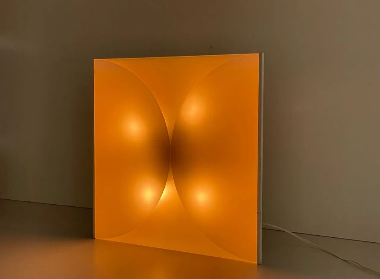 “Clessidra” glass wall lamp by Bobo Piccoli for Fontana Arte 70s 7