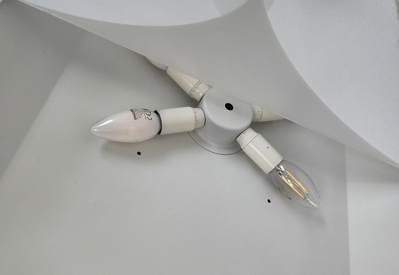 “Clessidra” glass wall lamp by Bobo Piccoli for Fontana Arte 70s 10