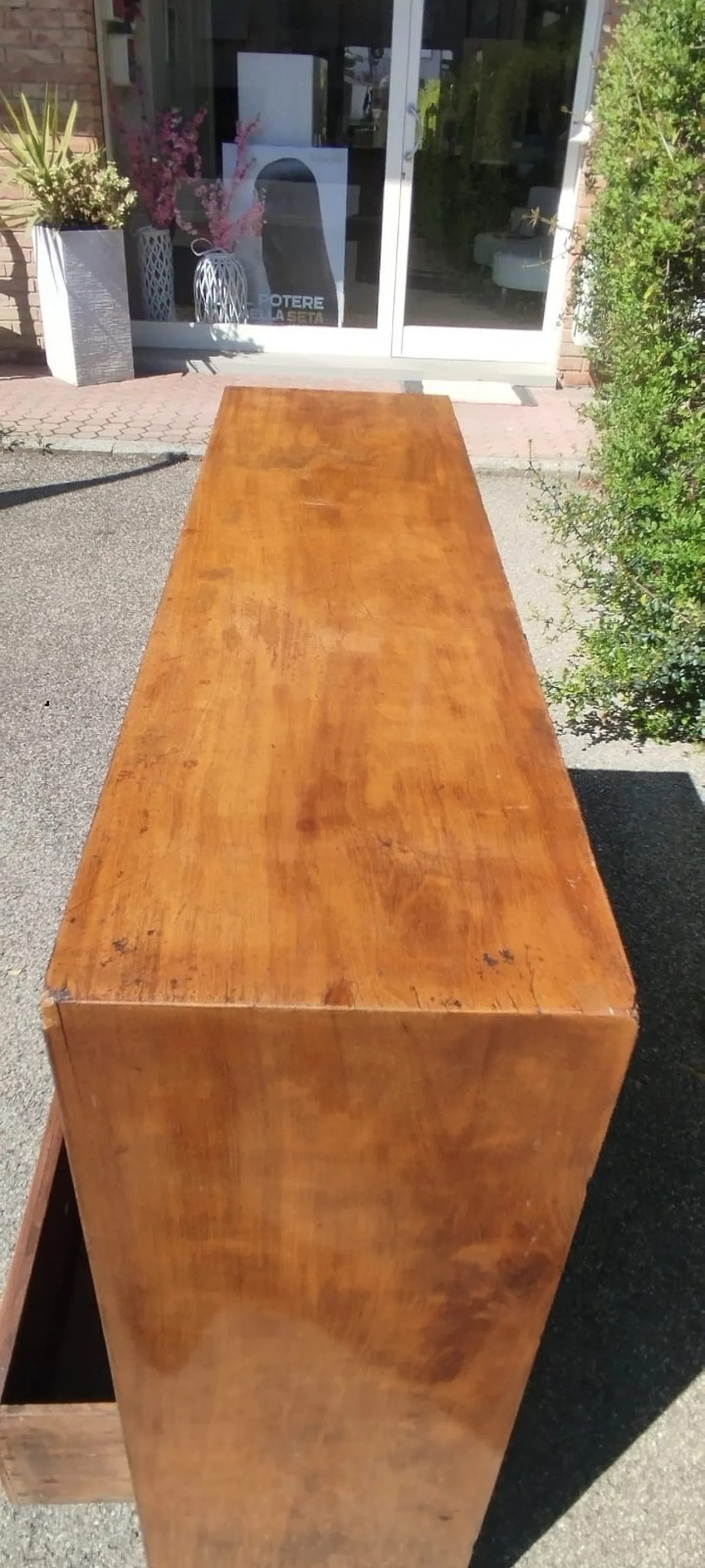 Cassettiera con scrittoio a ribalta in mogano Giorgio III, '800 12